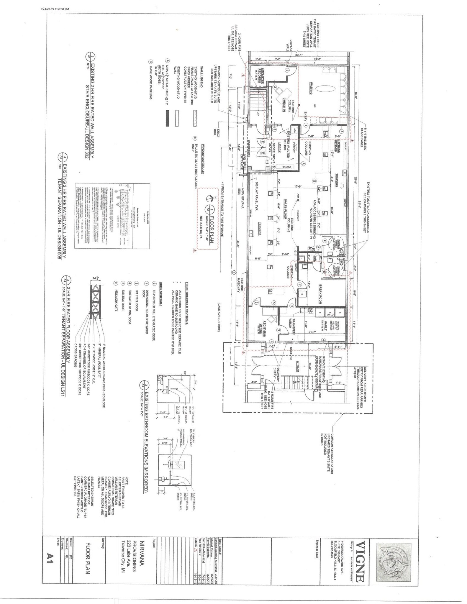 223-229 Lake Ave, Traverse City, MI à louer Plan de site– Image 1 sur 1