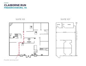 430 Chatham Heights Rd, Fredericksburg, VA à louer Plan d’étage– Image 1 sur 1