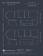 81 Newbury St, Boston, MA à louer Plan d’étage– Image 1 sur 4