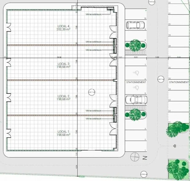Local commercial dans Perpignan à louer - Plan d’étage – Image 3 sur 6