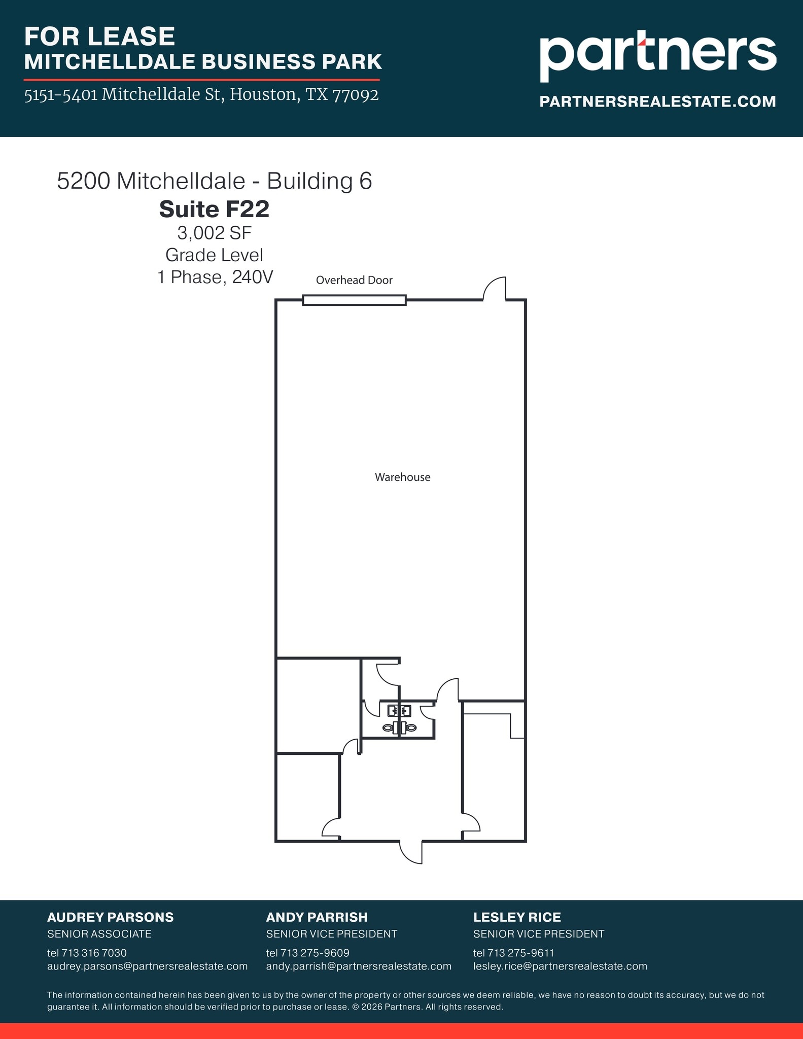 5151 Mitchelldale St, Houston, TX à louer Plan de site– Image 1 sur 1