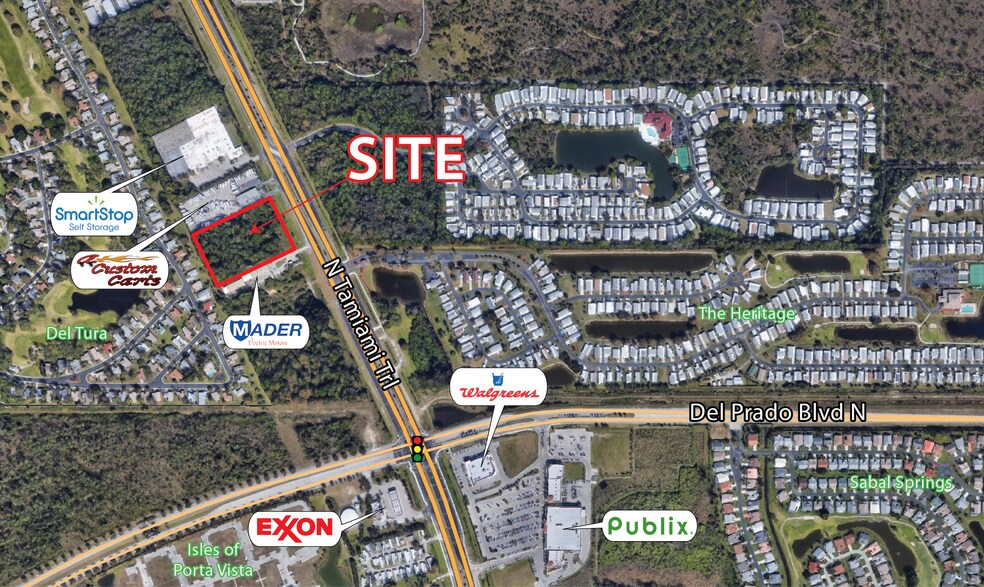 18201-18171 N Tamiami Trl, North Fort Myers, FL à vendre - Aérien – Image 3 sur 3
