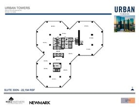 222 W Las Colinas Blvd, Irving, TX à louer Plan d’étage– Image 1 sur 1