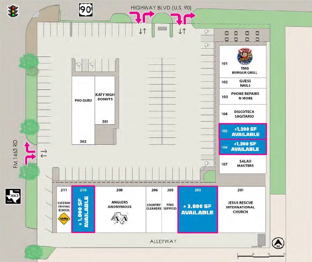 6193 US-90 Bus, Katy, TX à louer Plan de site– Image 1 sur 1