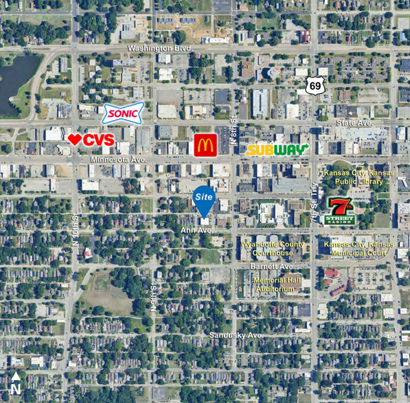 818 Ann Ave, Kansas City, KS à louer - Aérien – Image 3 sur 4
