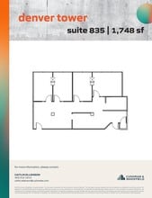 1905 Sherman St, Denver, CO à louer Plan d’étage– Image 2 sur 2