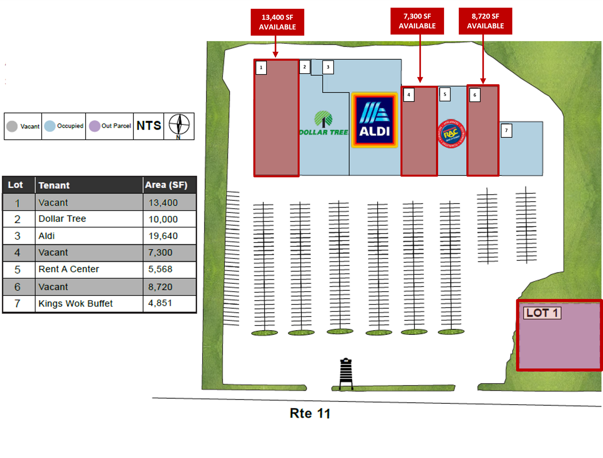 3324 Route 11, Malone, NY à louer Plan de site– Image 1 sur 7
