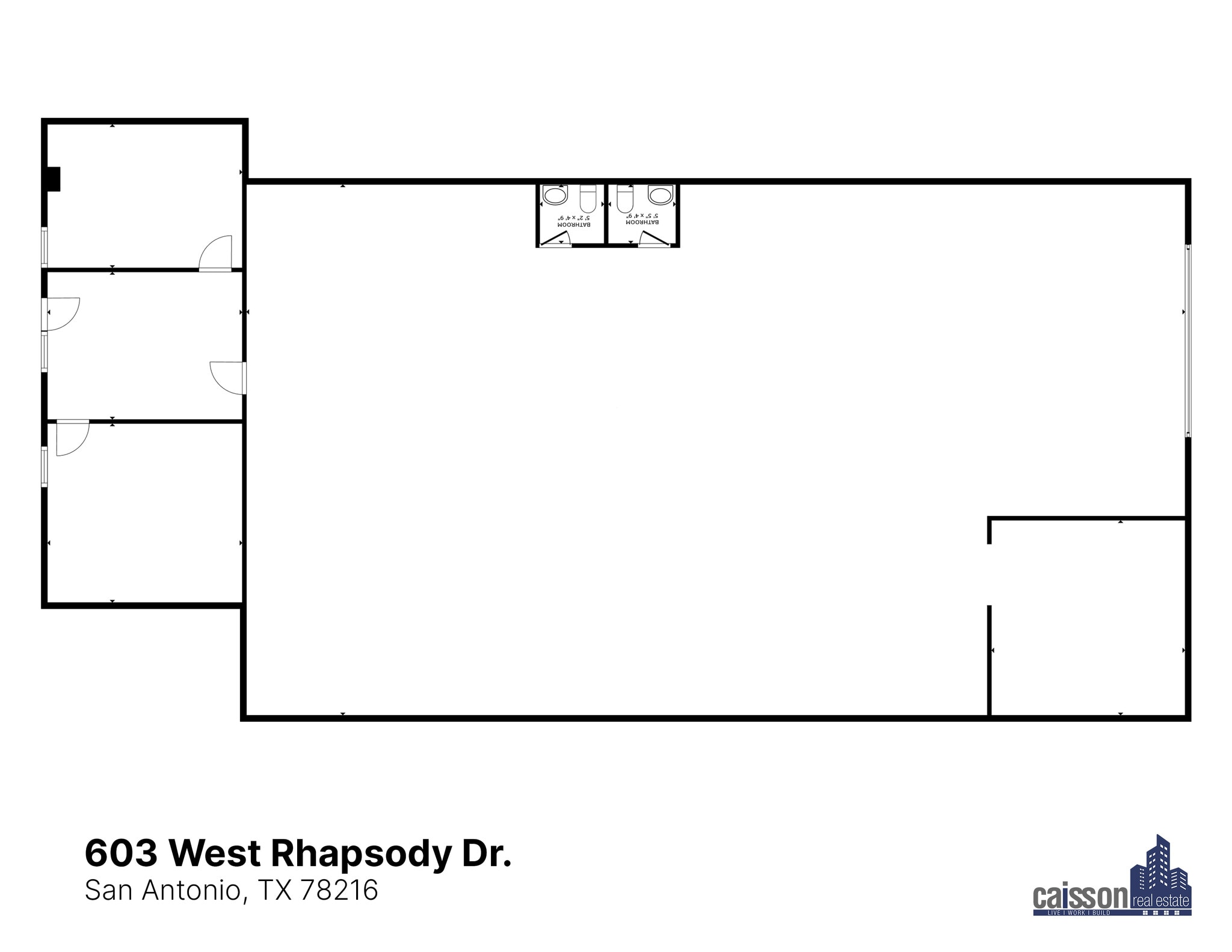 603-609 W Rhapsody Dr, San Antonio, TX à louer Plan d’étage– Image 1 sur 1