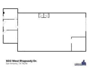 603-609 W Rhapsody Dr, San Antonio, TX à louer Plan d’étage– Image 1 sur 1
