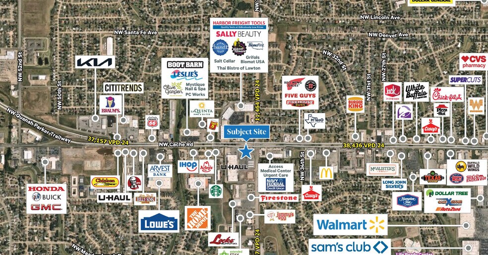 1060 NW 38th St, Lawton, OK à louer - Aérien – Image 3 sur 3