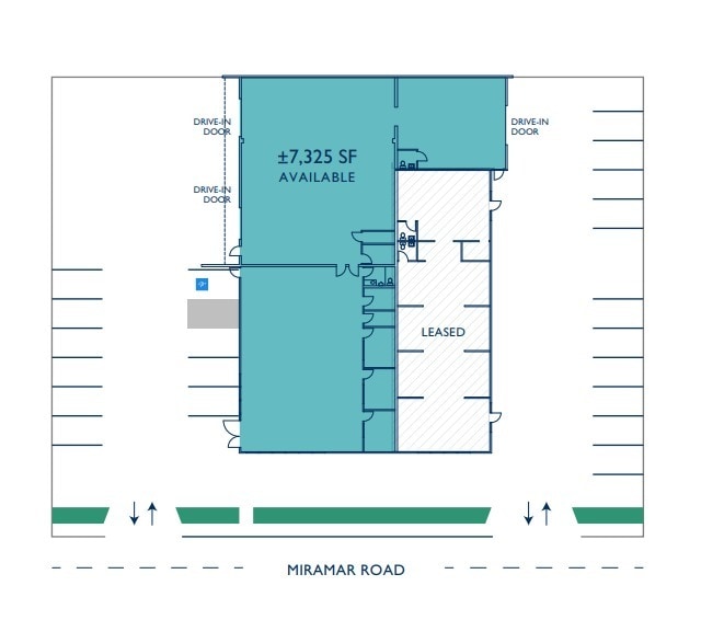 9444-9446 Miramar Rd, San Diego, CA à louer Plan d’étage– Image 1 sur 1