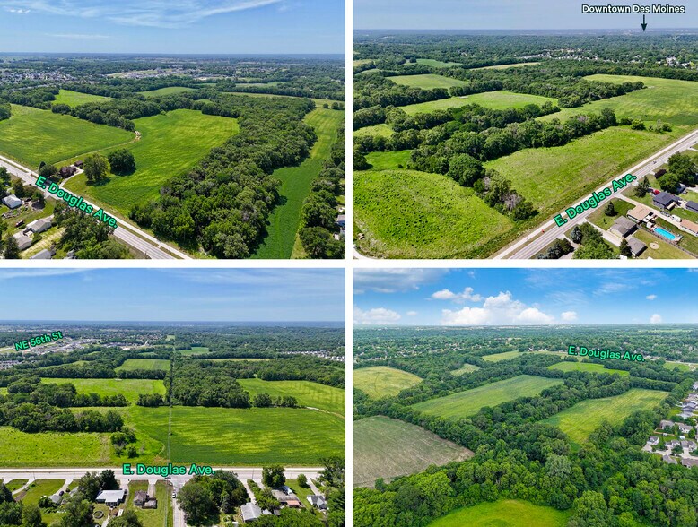 East Douglas Avenue Ave, Des Moines, IA à vendre - Aérien – Image 2 sur 2