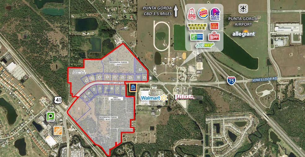 26020 Jones Loop Rd, Punta Gorda, FL à vendre - Aérien – Image 1 sur 2