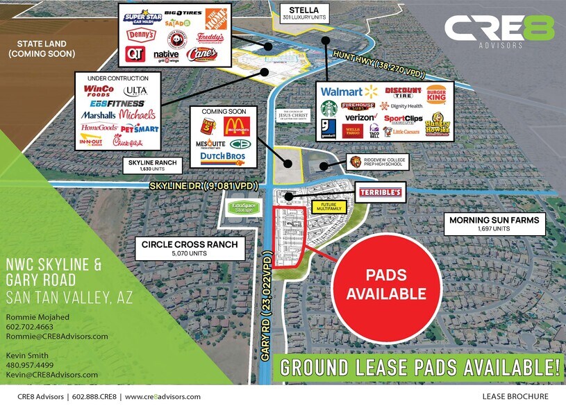 NWC of Skyline Dr & Gary Rd, San Tan Valley, AZ à vendre - Photo de l’immeuble – Image 1 sur 5