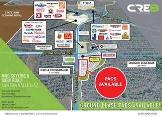 Plus de détails pour NWC of Skyline Dr & Gary Rd, San Tan Valley, AZ - Terrain à louer