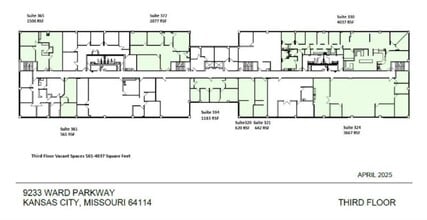 9233 Ward Pky, Kansas City, MO à louer Plan d’étage– Image 1 sur 1