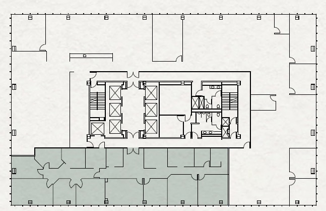 225 Broadway, San Diego, CA à louer Plan d’étage– Image 1 sur 2