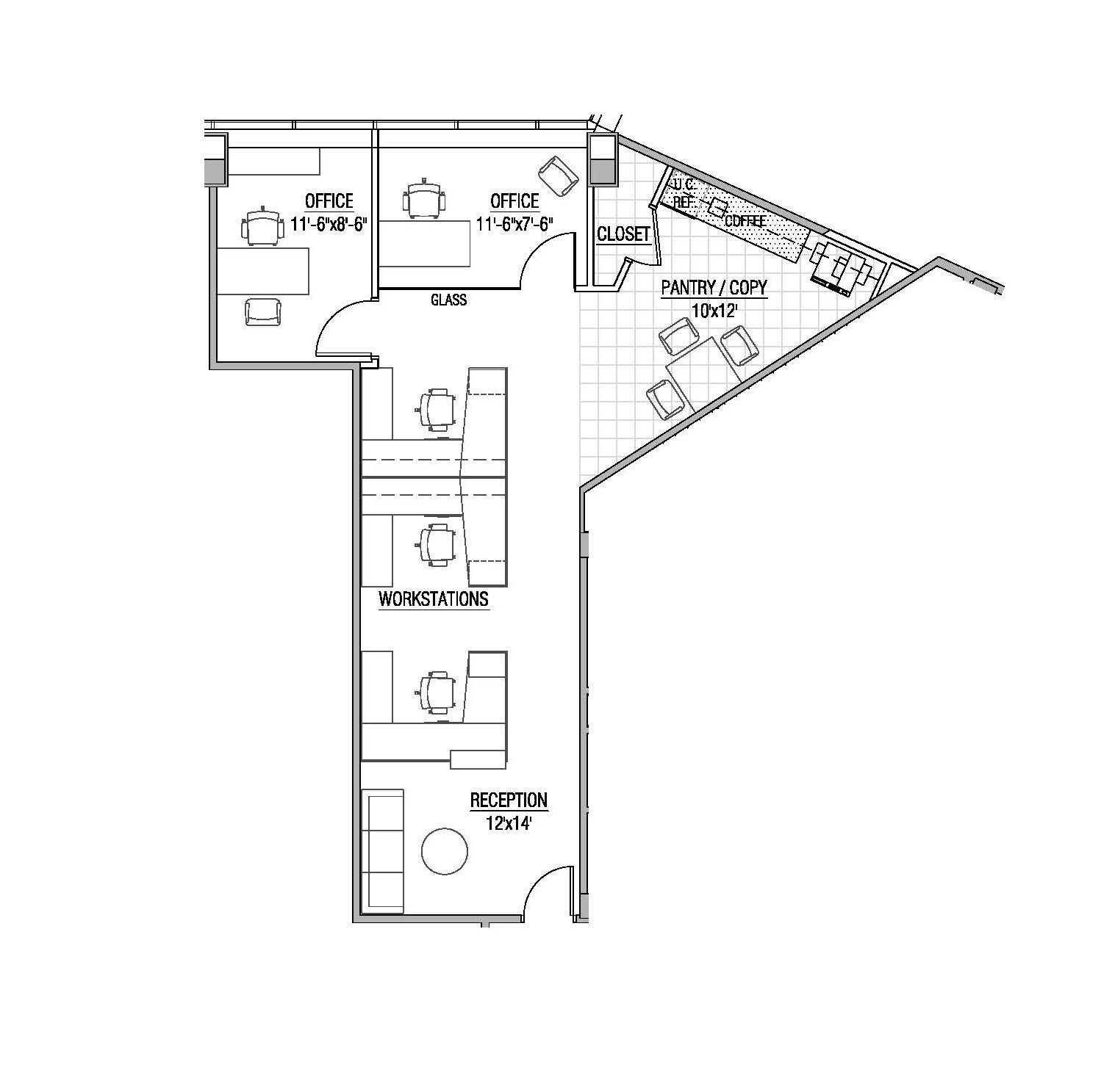 1666 Connecticut Ave NW, Washington, DC à louer Plan d’étage– Image 1 sur 1
