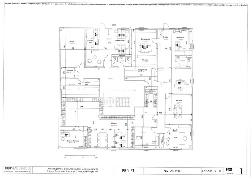 254 Rue Francis De Pressensé, Villeurbanne à louer - Plan d’étage – Image 3 sur 4