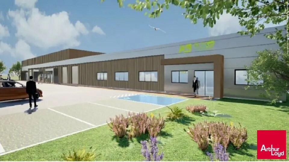 Local d’activités dans La Chapelle-Saint-Aubin à louer Photo de l’immeuble– Image 1 sur 2