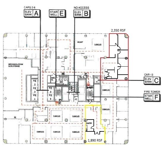 805 Third Ave, New York, NY à louer Plan d’étage– Image 1 sur 1