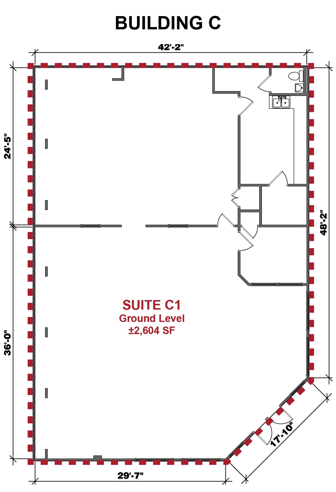 10301 N Rodney Parham Rd, Little Rock, AR à louer Plan d’étage– Image 1 sur 9