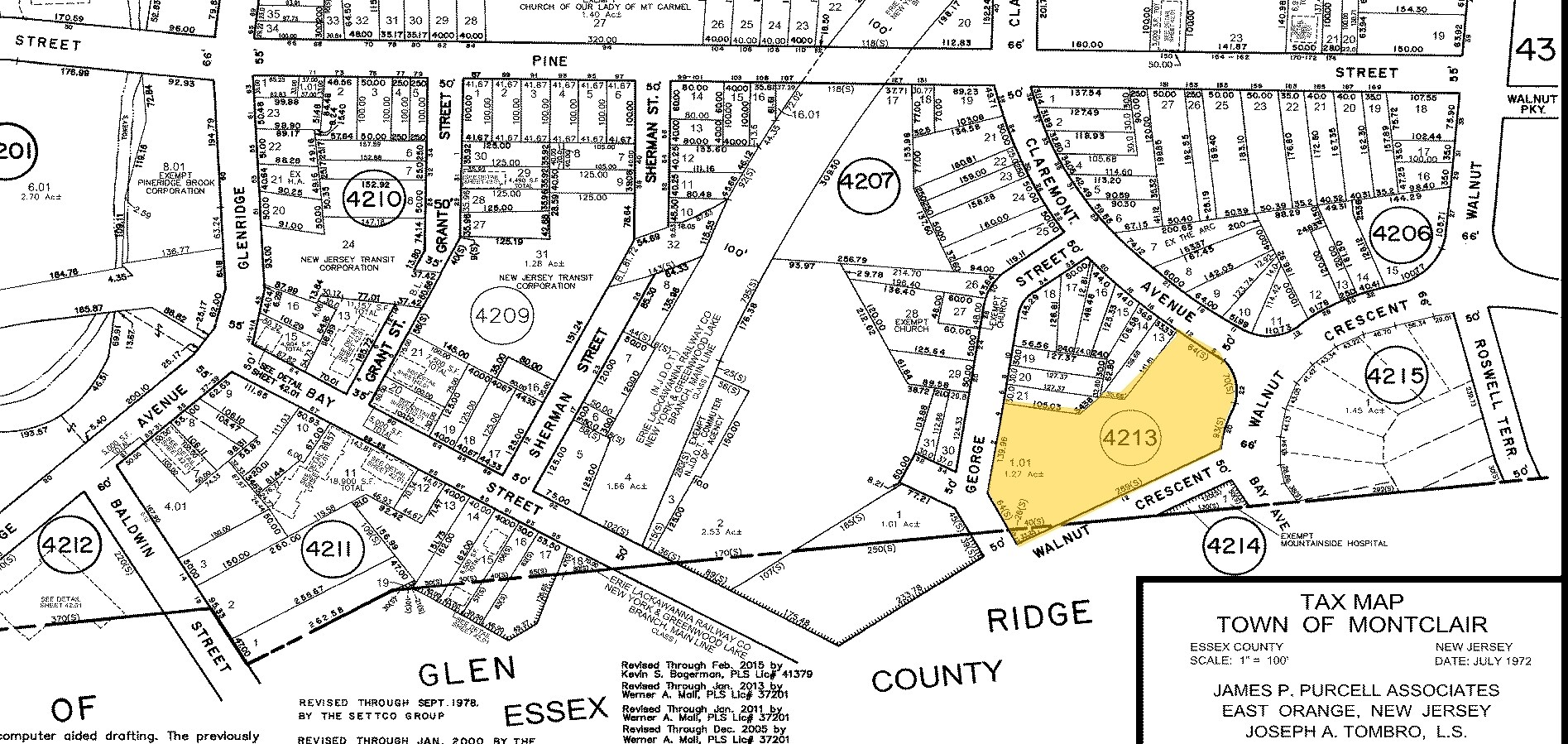 311 Bay Ave, Glen Ridge, NJ à vendre Photo de l’immeuble– Image 1 sur 1