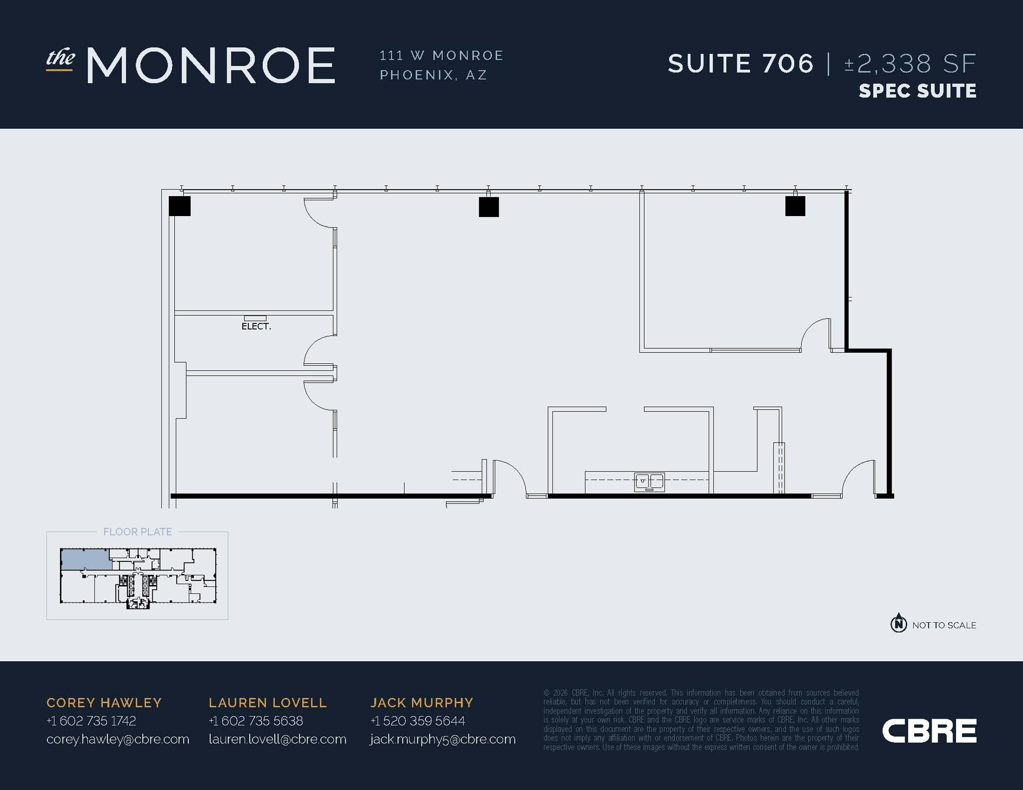 111 W Monroe St, Phoenix, AZ à louer Photo intérieure– Image 1 sur 1
