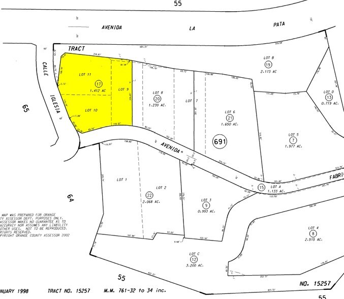 201 Avenida Fabricante, San Clemente, CA à vendre - Plan cadastral – Image 2 sur 7