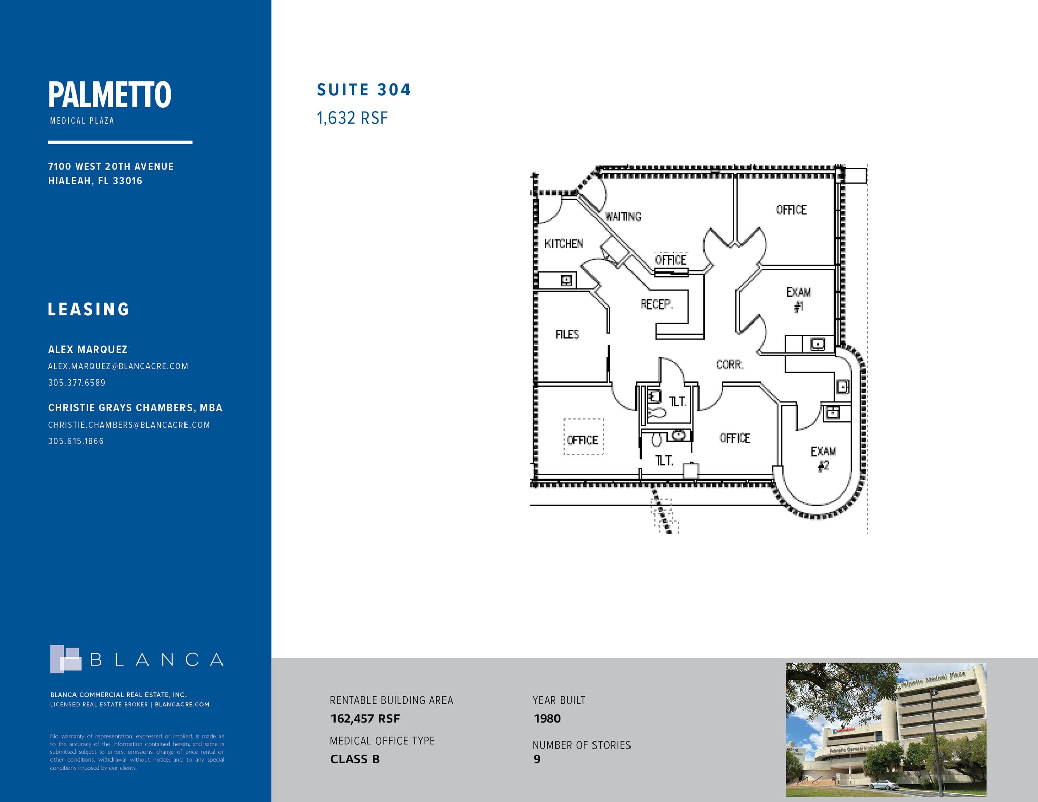 7100 W 20th Ave, Hialeah, FL à louer Plan d’étage– Image 1 sur 1