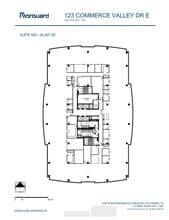 123 Commerce Valley Dr E, Markham, ON à louer Plan d’étage– Image 1 sur 1