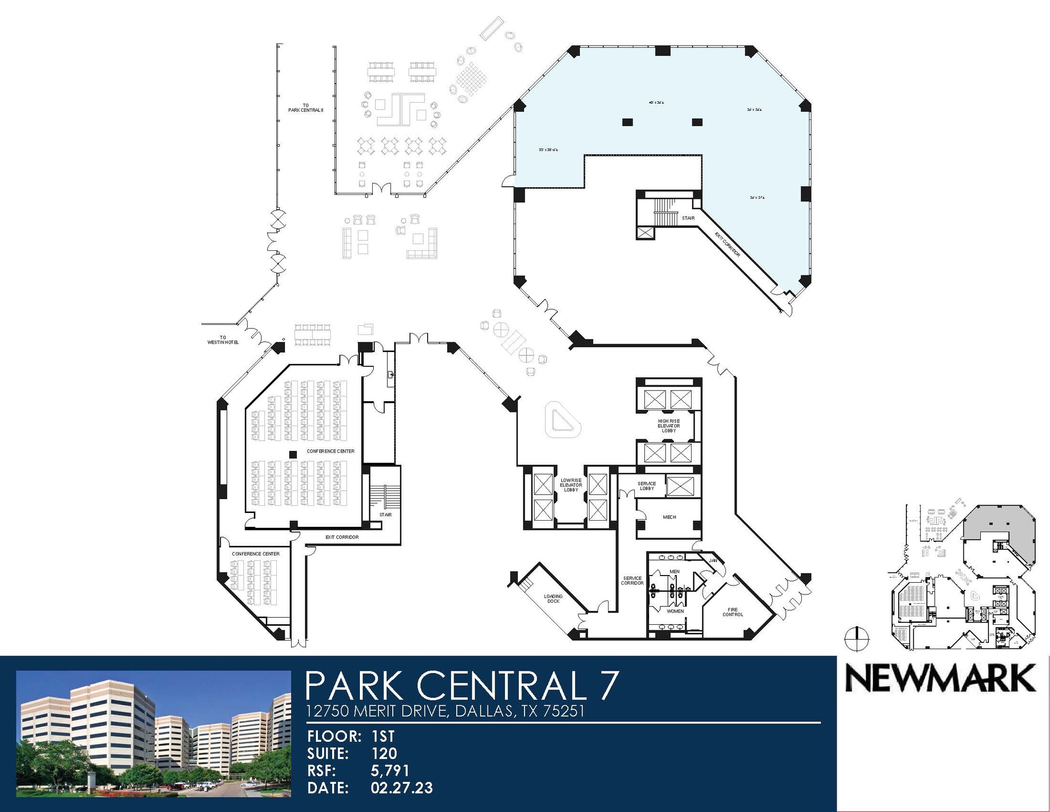 12750 Merit Dr, Dallas, TX à louer Plan d’étage– Image 1 sur 1