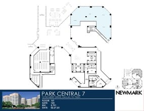 12750 Merit Dr, Dallas, TX à louer Plan d’étage– Image 1 sur 1