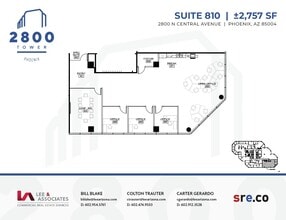 2800 N Central Ave, Phoenix, AZ à louer Plan d’étage– Image 1 sur 2