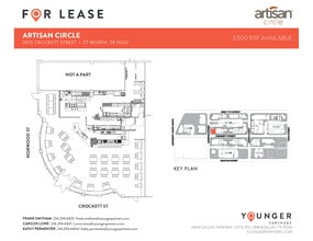 2973 W 7th St, Fort Worth, TX à louer Plan d’étage– Image 1 sur 1