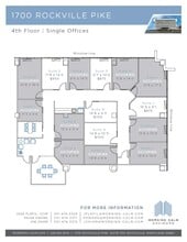 1700 Rockville Pike, Rockville, MD à louer Plan d’étage– Image 1 sur 9