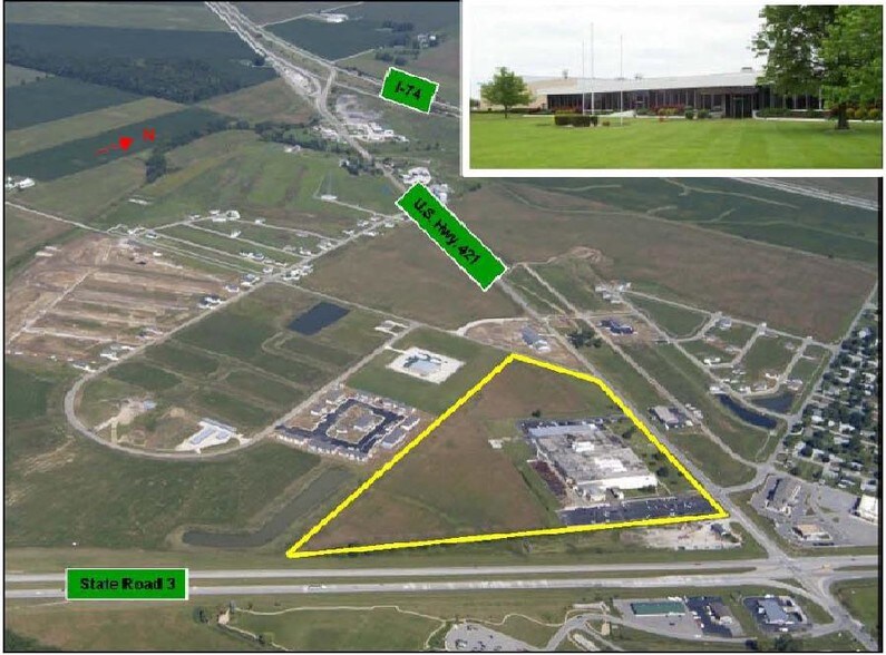1445 N Michigan Ave, Greensburg, IN à louer - Aérien – Image 2 sur 5