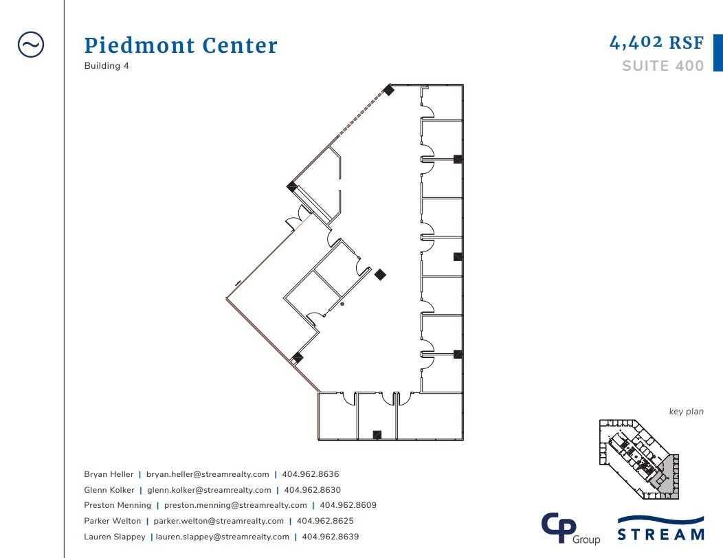 3495 Piedmont Rd NE, Atlanta, GA à louer Plan d’étage– Image 1 sur 1