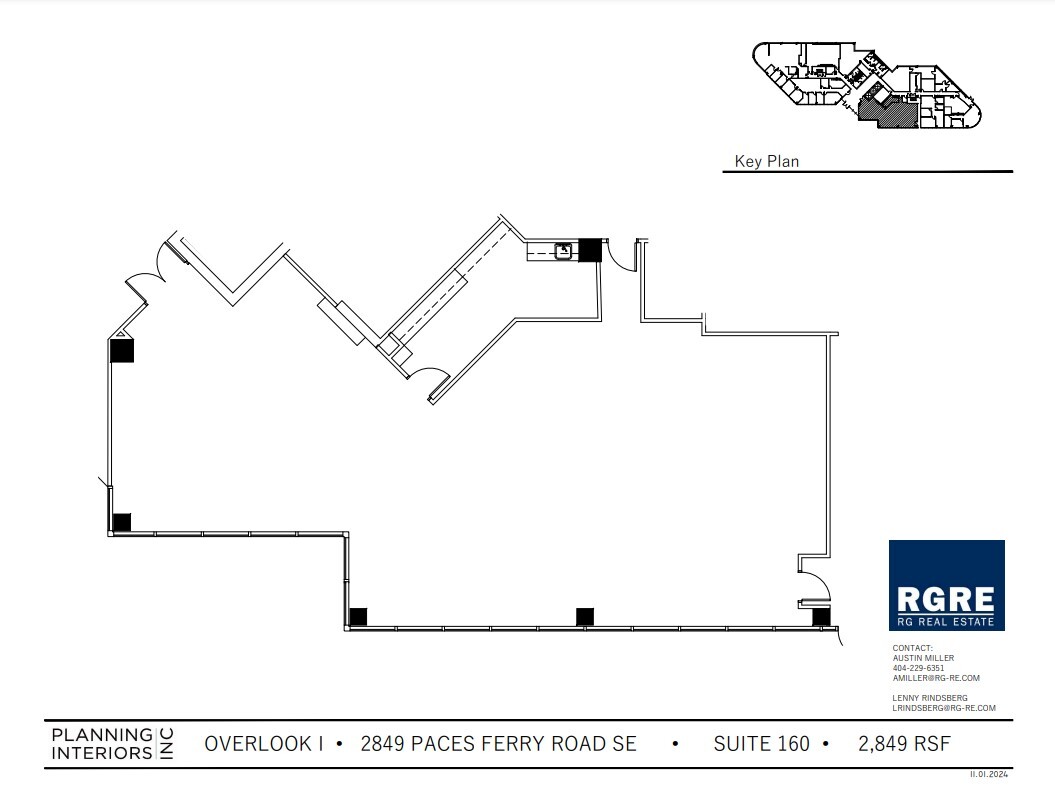 2849 Paces Ferry Rd SE, Atlanta, GA à louer Plan d’étage– Image 1 sur 1