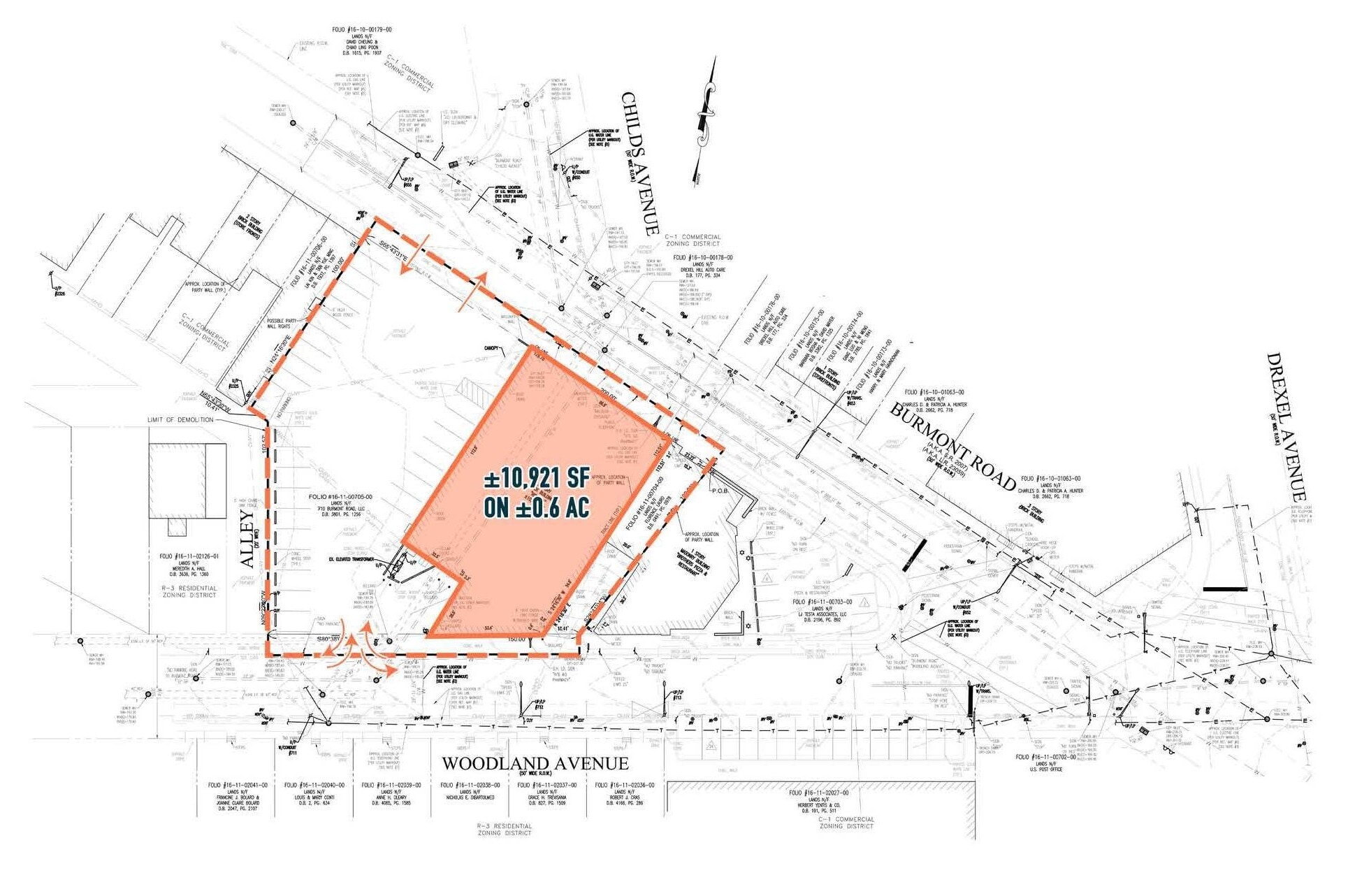 710 Burmont Rd, Drexel Hill, PA à louer Plan de site– Image 1 sur 1