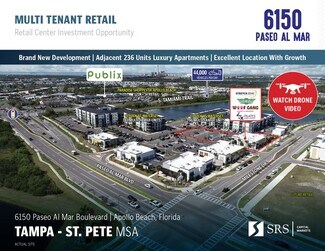 Plus de détails pour 6150 Paseo Al Mar Blvd, Apollo Beach, FL - Local commercial à vendre