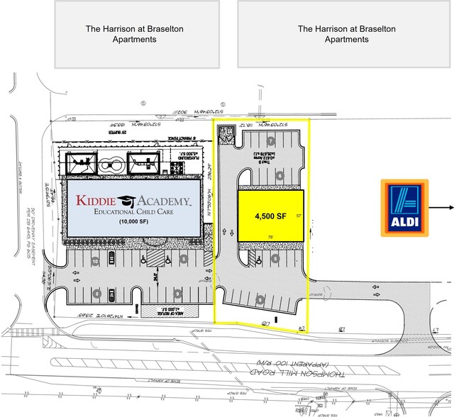 5331 Thompson Mill Rd, Hoschton, GA à louer - Plan de site – Image 1 sur 1