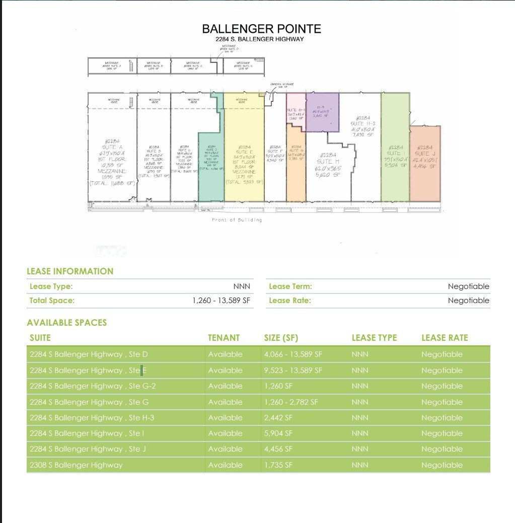 2270 Ballenger Hwy, Flint, MI à louer Plan d’étage– Image 1 sur 1