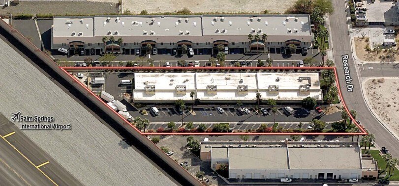 870 Research Dr, Palm Springs, CA à louer - Aérien – Image 2 sur 4