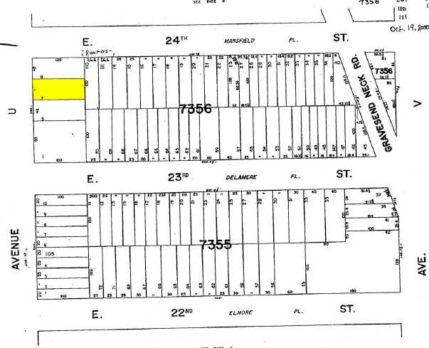 2316 Avenue U, Brooklyn, NY à vendre - Plan cadastral – Image 2 sur 7