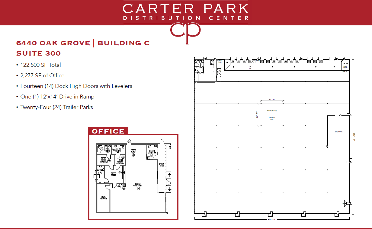 6401 Will Rogers Blvd, Fort Worth, TX à louer Plan d’étage– Image 1 sur 1