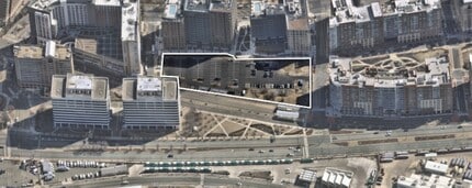 Crystal Dr, Arlington, VA - VUE AÉRIENNE vue de carte