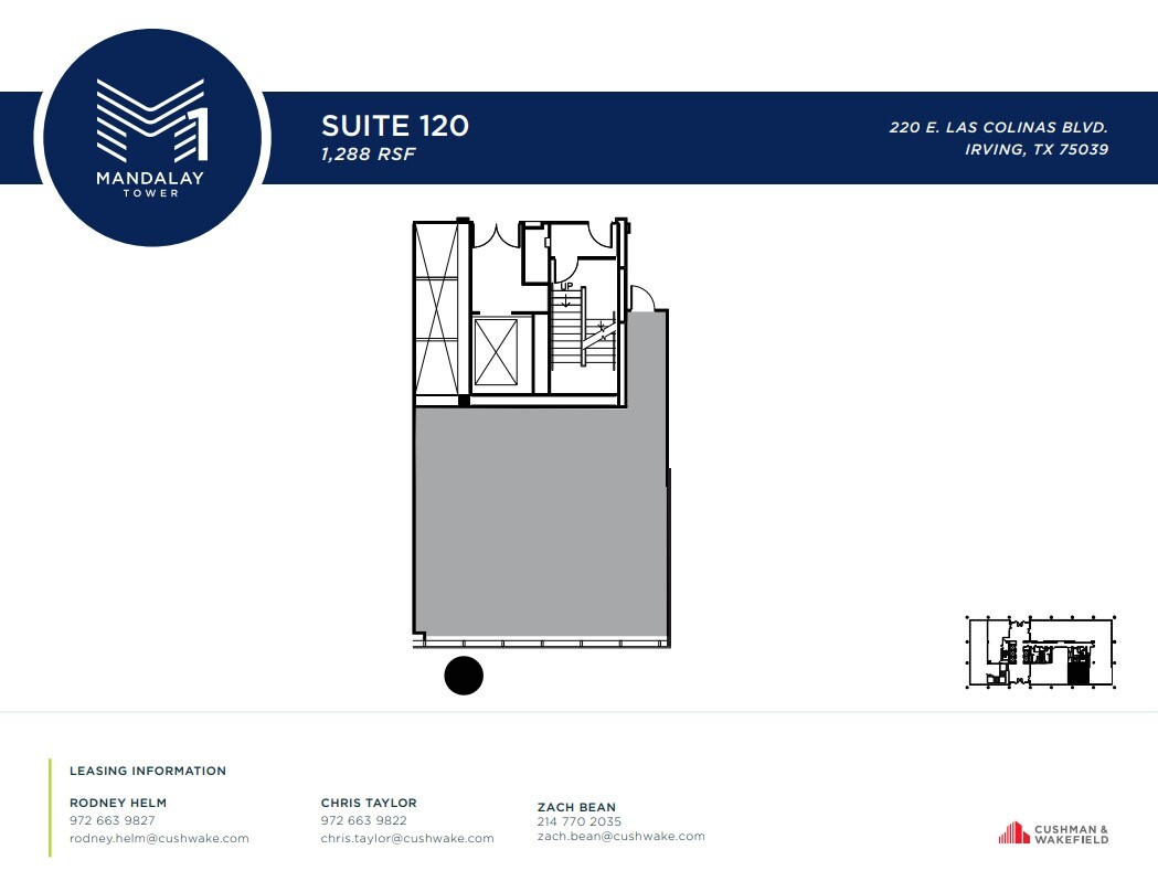 220 E Las Colinas Blvd, Irving, TX à louer Plan d’étage– Image 1 sur 1