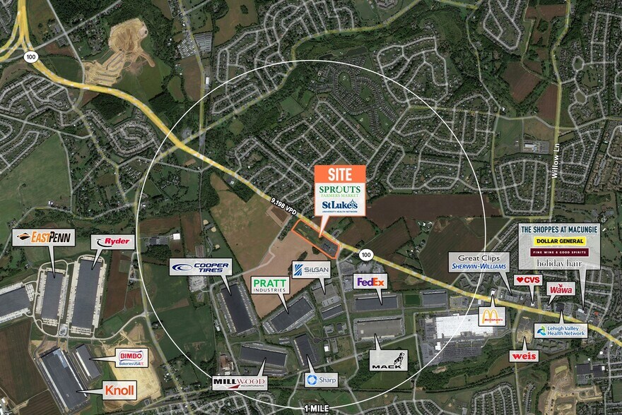 2550 Pennsylvania 100, Macungie, PA à louer - Photo de l’immeuble – Image 2 sur 3