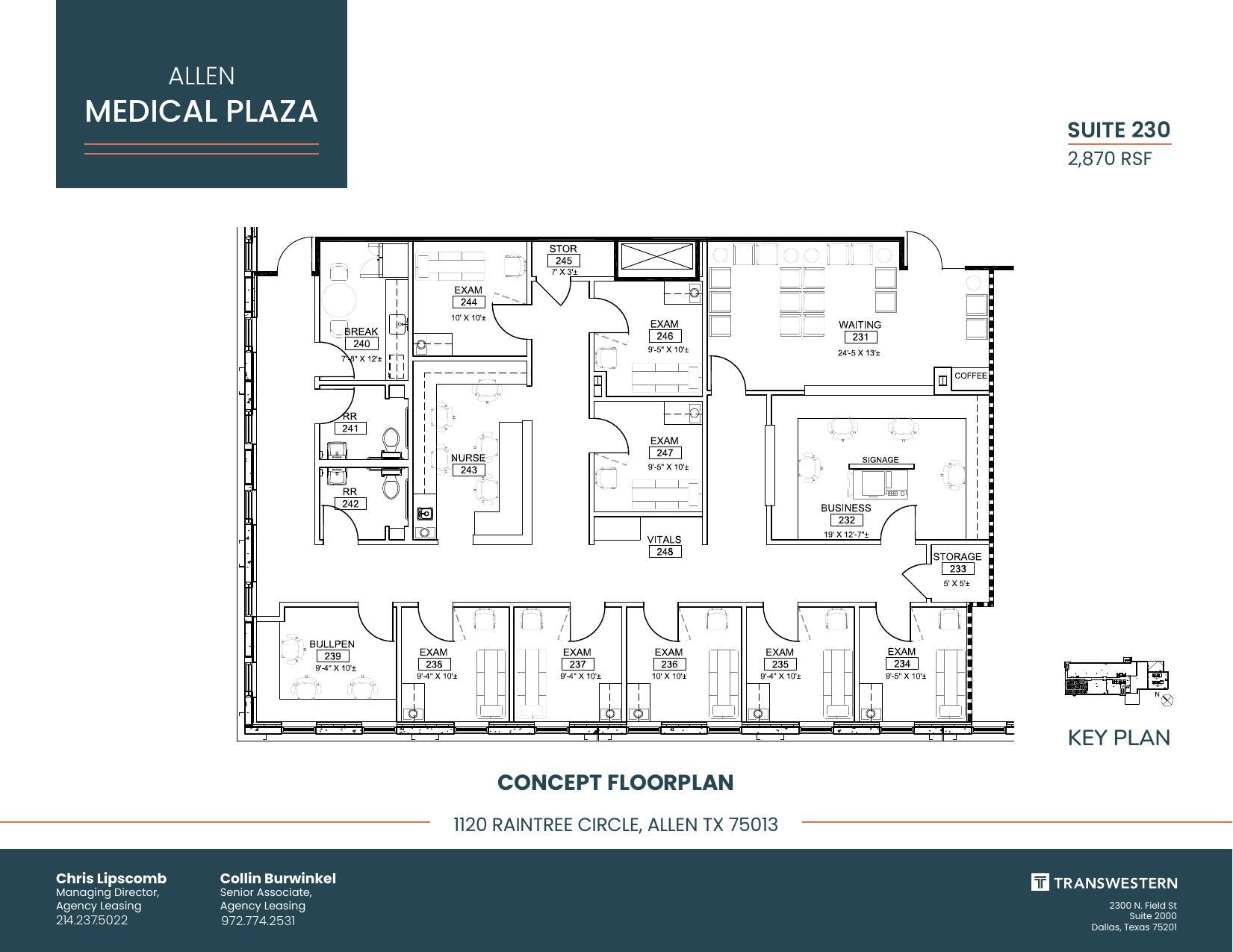 1120 Raintree Cir, Allen, TX à louer Plan d’étage– Image 1 sur 1